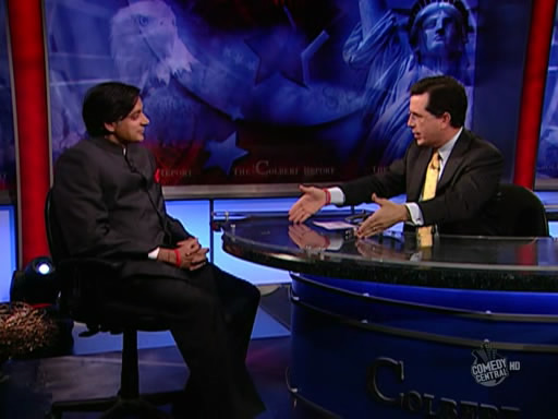 the.colbert.report.10.12.09.Shashi Tharoor, Dr. Sanjay Gupta_20091013025700.jpg